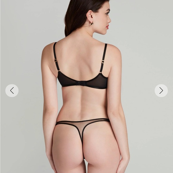 Agent Provocateur Ellise Demi Cup Underwired Bra and thong - Picture 4 of 4